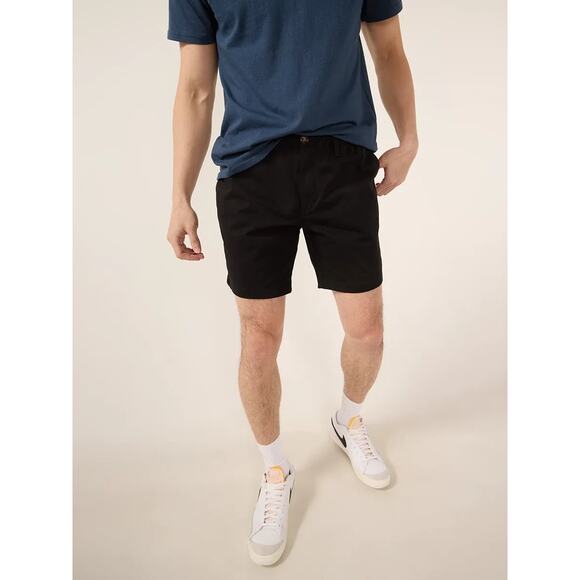 NWT Chubbies Men’s Black Dark N Stormies 7” Originals Stretch Twill Short Size L - Picture 1 of 11
